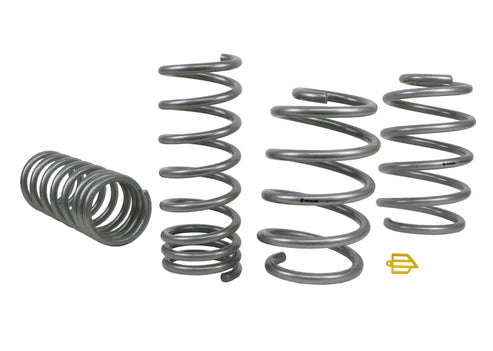 Whiteline Lowering Spring Kit WSK-SUB009 for 2022-2024 Subaru WRX showcasing performance-focused design with progressive spring rates and corrosion-resistant finish.