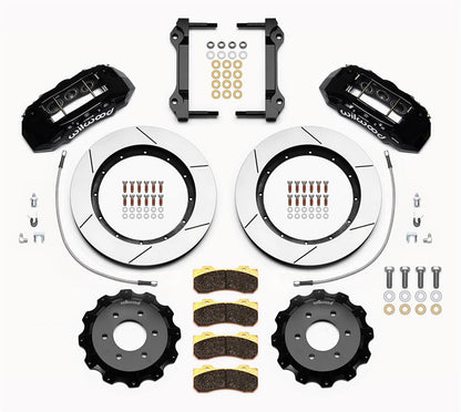Wilwood 17-19 Ford F150 Raptor TX6R Front Kit 15.50in Rotor w/ Lines - Black Wilwood