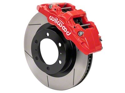 Wilwood 15-21 Toyota 4Runner Aero6-DM Red Front Brake Kit - Slotted Wilwood