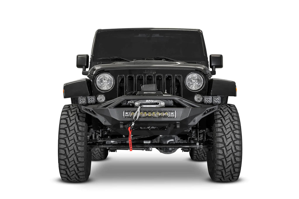 2007-2018 JEEP WRANGLER JK STEALTH FIGHTER FRONT BUMPER | HERITAGE F951232080103