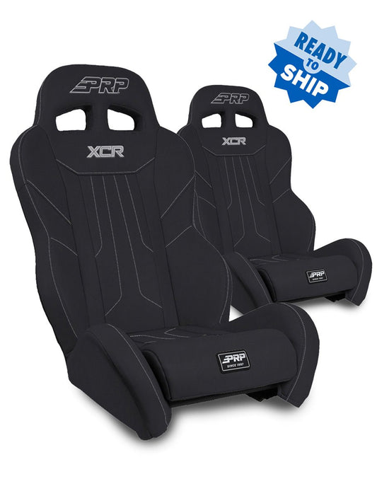 PRP Honda Talon XCR Suspension Seats Kit (Pair) - Black A8001-PORXP-C66-201