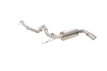 XForce ESFB21VKCS Varex 3-inch valved cat-back exhaust system for 2021-2026 Ford Bronco with polished tip and off-road exit