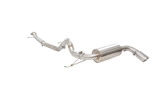 XForce ESFB21VKCS Varex 3-inch valved cat-back exhaust system for 2021-2026 Ford Bronco with polished tip and off-road exit