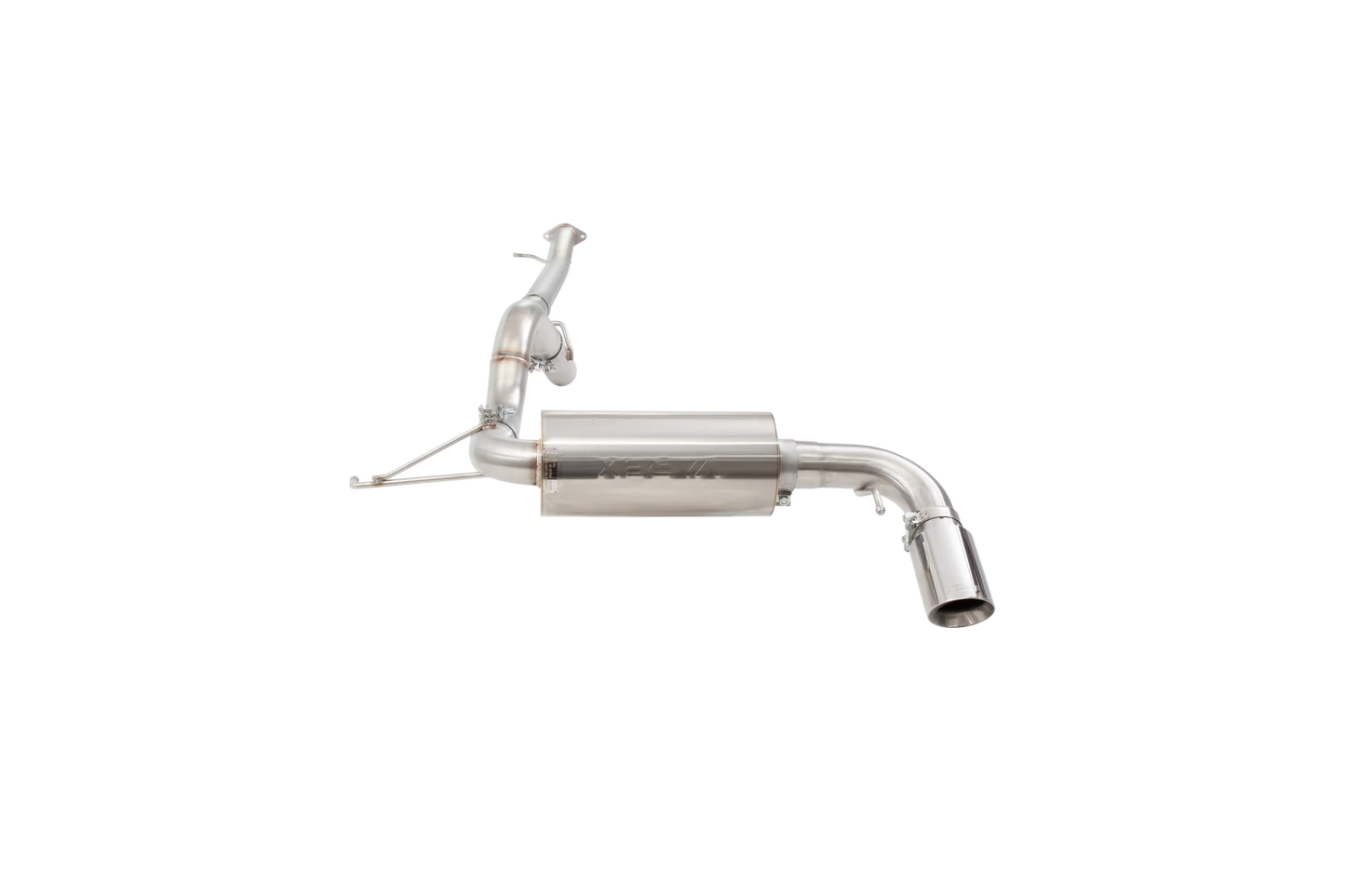 XForce ESFB21VKCS Varex 3-inch valved cat-back exhaust system for 2021-2026 Ford Bronco with polished tip and off-road exit
