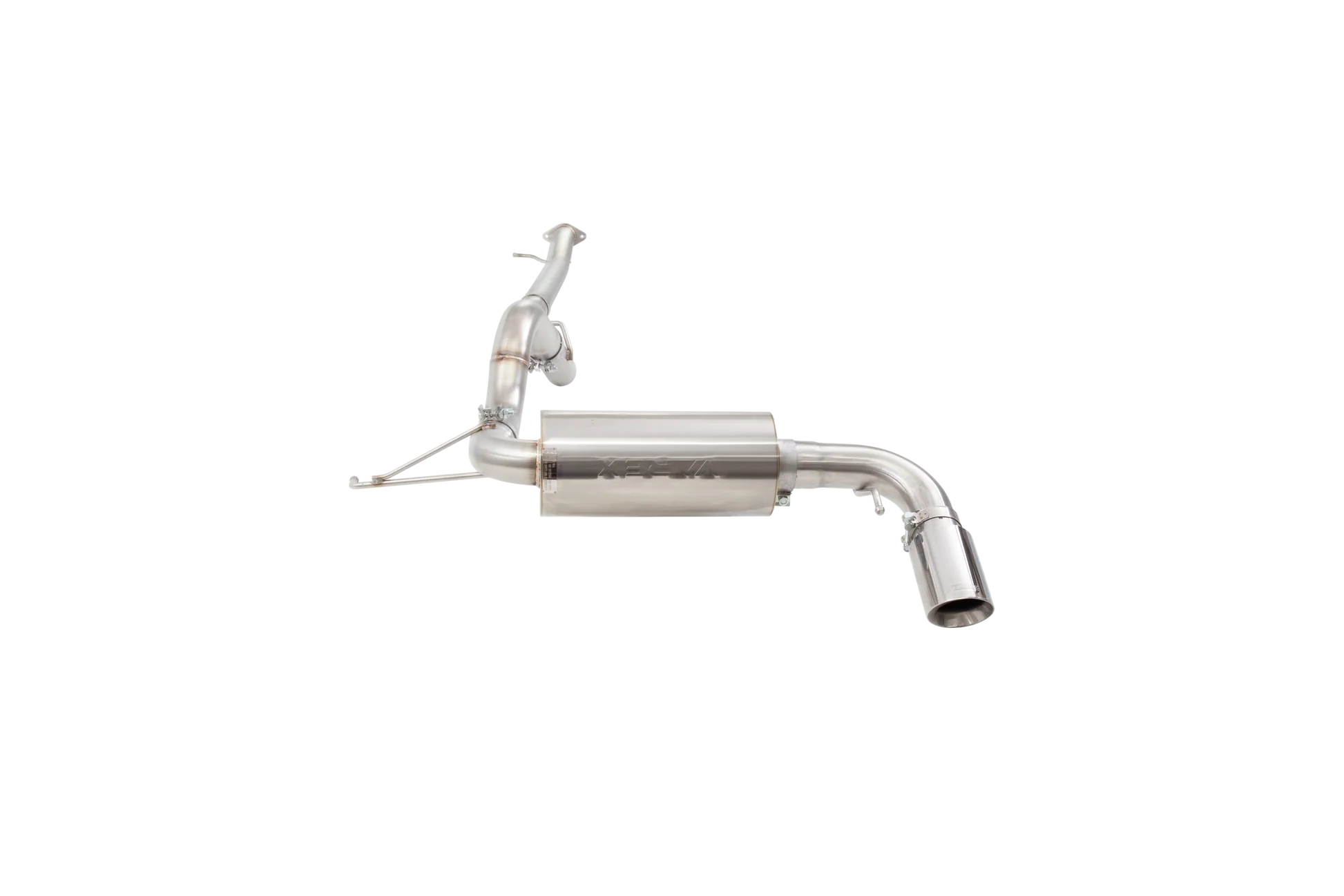 XForce ESFB21VKCS Varex 3-inch valved cat-back exhaust system for 2021-2026 Ford Bronco with polished tip and off-road exit