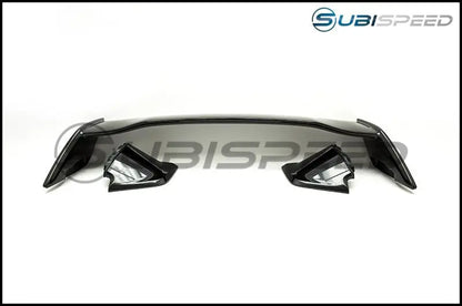 OLM STI Style Paint Matched Spoiler - Dark Gray Metallic Asphalt - 2015-2021 Subaru WRX / STI
