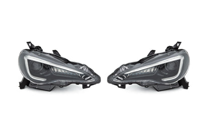 OLM Sequential Style Headlights w/ 6000k HID - 13+ FT86 / BRZ