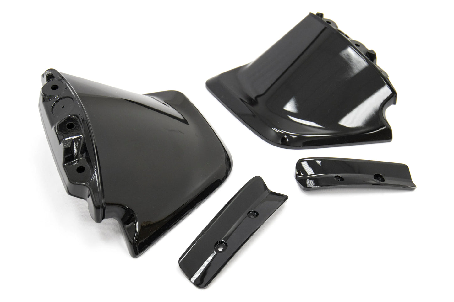 OLM Silverline Carbon Fiber OEM S Style Spoiler with Black Bases - 2015+ WRX / 2015+ STI