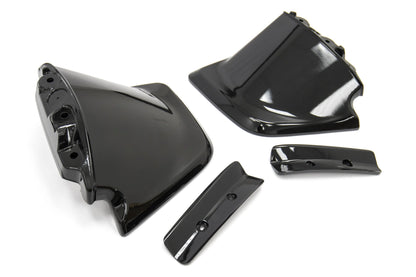 OLM Silverline Carbon Fiber OEM S Style Spoiler with Black Bases - 2015+ WRX / 2015+ STI