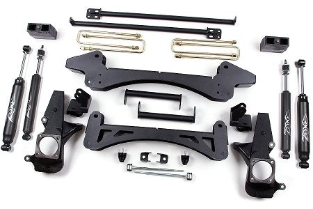 Zone Offroad 01-10 GM C2500 HD 6in Suspension System