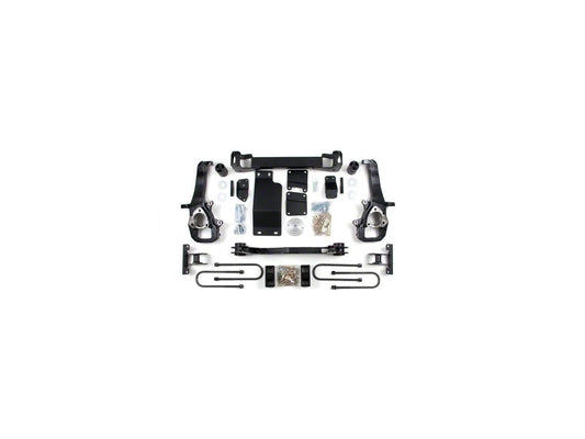 Zone Offroad 2002-2005 Dodge Diff Drop Brkt Outer - Blk - 01236B