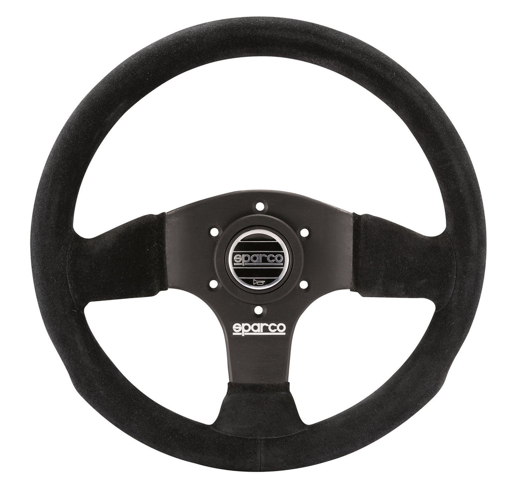 Sparco Strwhl 300 Suede Black - eliteracefab.com