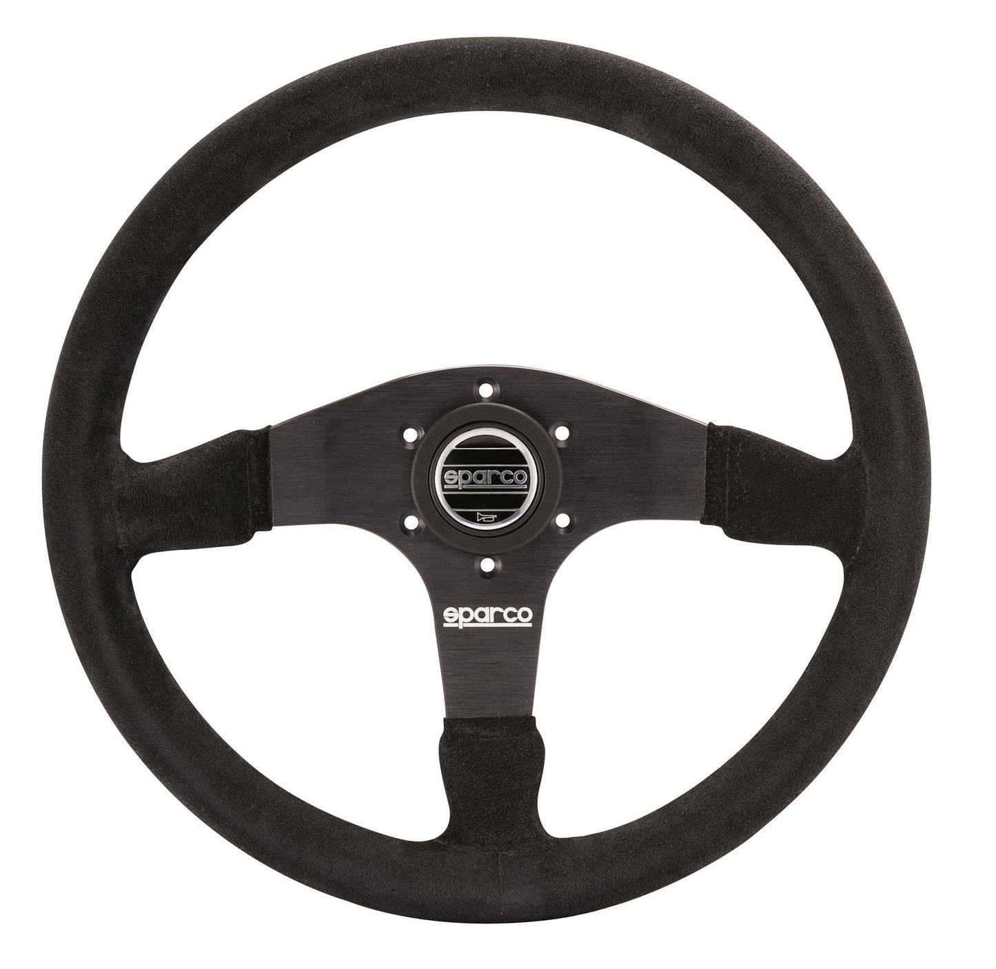 Sparco Strwhl 375 Suede Black - eliteracefab.com