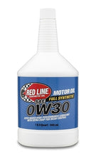 Load image into Gallery viewer, Red Line 0W30 Synthetic Motor Oil Quart 11114 - eliteracefab.com