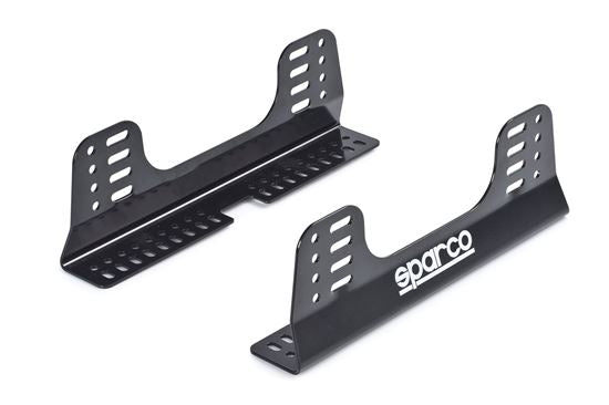 Sparco Side Mount Steel Black - eliteracefab.com