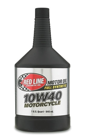 Red Line 10W40 Motorcycle Oil 1 Quart 42404