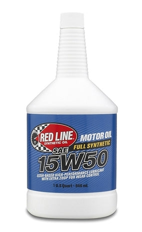 Red Line 15W50 Motor Oil 1 Quart 11504