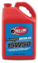 Load image into Gallery viewer, Red Line 15W50 Synthetic Motor Oil 1 Gallon 11505