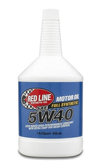 Red Line 5W40 Synthetic Motor Oil Quart 15404 - eliteracefab.com