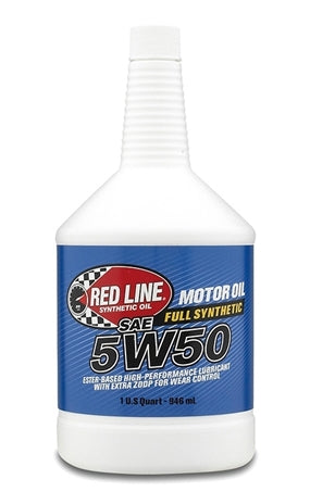 Red Line 5W50 Motor Oil Quart 11604 - eliteracefab.com