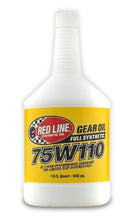 Load image into Gallery viewer, REDLINE 57804 75W110 Synthetic Gear Oil GL-5 Differential Gear Oil 1 Quart