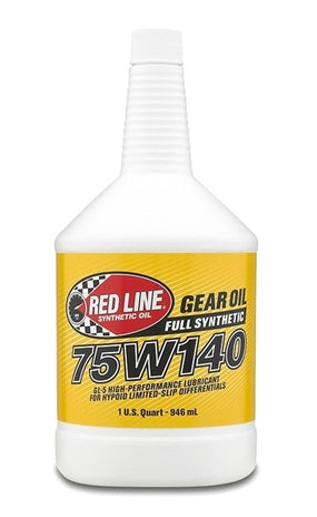 REDLINE 57914 75W140 Synthetic Gear Oil GL-5 Differential Gear Oil - eliteracefab.com