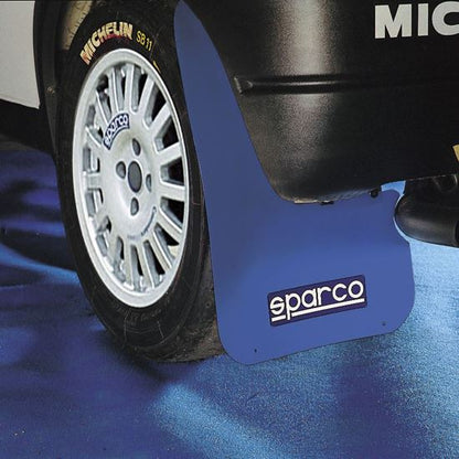 Sparco Mud Flap Pair Black - eliteracefab.com