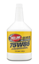 Load image into Gallery viewer, Red Line 75W85 GL-5 Gear Oil - QUART 50104 - eliteracefab.com