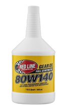 Load image into Gallery viewer, Red Line 80W140 GL-5 Gear Oil 1 Quart 58104