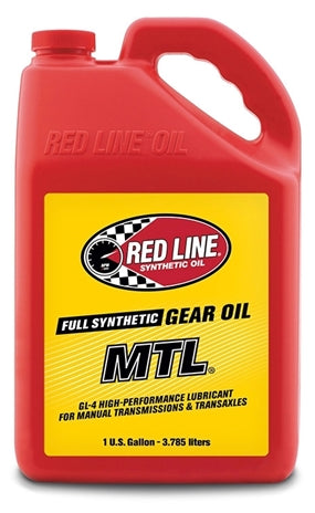 Red Line MTL Synthetic Transmission Gear Oil 75W80 GL-4 1 Gallon - eliteracefab.com