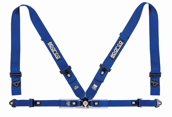 Sparco Belt 4Pt 3in/2in Competition Harness - Black - eliteracefab.com