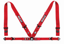 Load image into Gallery viewer, Sparco Belt 4Pt 3in/2in Competition Harness - Black - eliteracefab.com