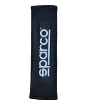 Load image into Gallery viewer, Sparco Belt Pad 3In Black Racing - eliteracefab.com