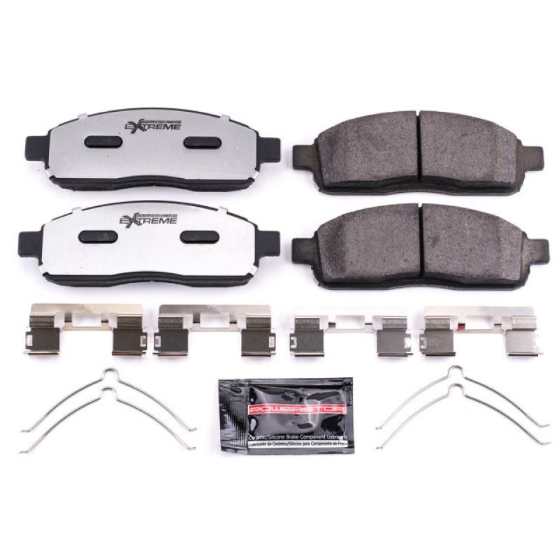 Power Stop 04-08 Ford F-150 Front Z36 Truck & Tow Brake Pads w/Hardware - eliteracefab.com