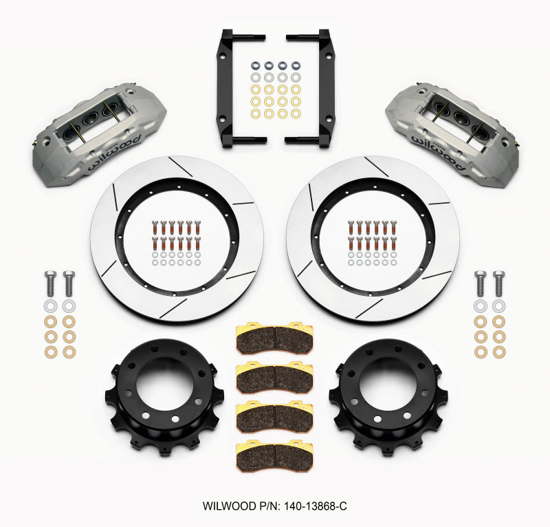 Wilwood TX6R Rear Kit 15.50in Clear Ano 2005-2012 Ford F250/F350 4WD Wilwood