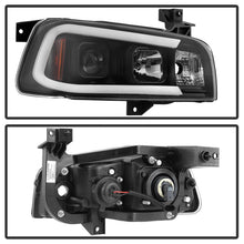 Load image into Gallery viewer, Spyder Dodge Charger 06-10 Projector Headlights - LED Light Bar - Black PRO-YD-DCH05V2-LB-BK - eliteracefab.com
