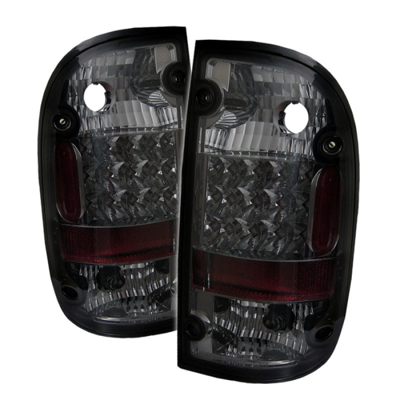 Spyder Toyota Tacoma 95-00 LED Tail Lights Smoke ALT-YD-TT95-LED-SM - eliteracefab.com