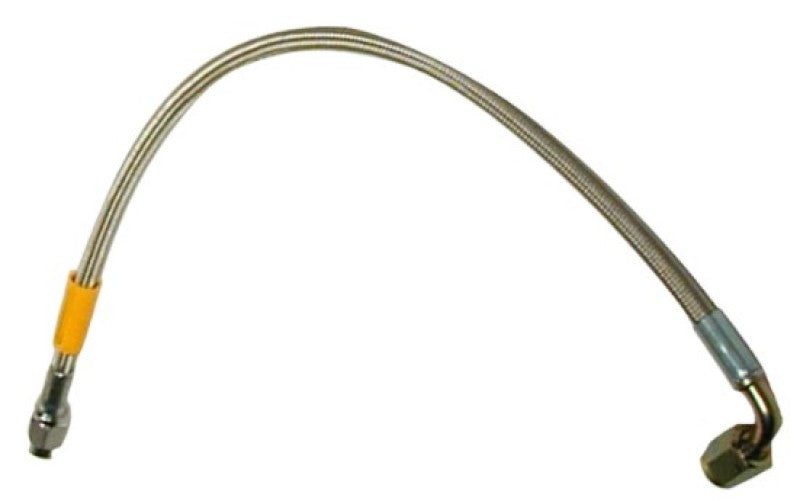 Wilwood 16in OAL Flexline -3 Hose to -3 Female 90 Degree Wilwood