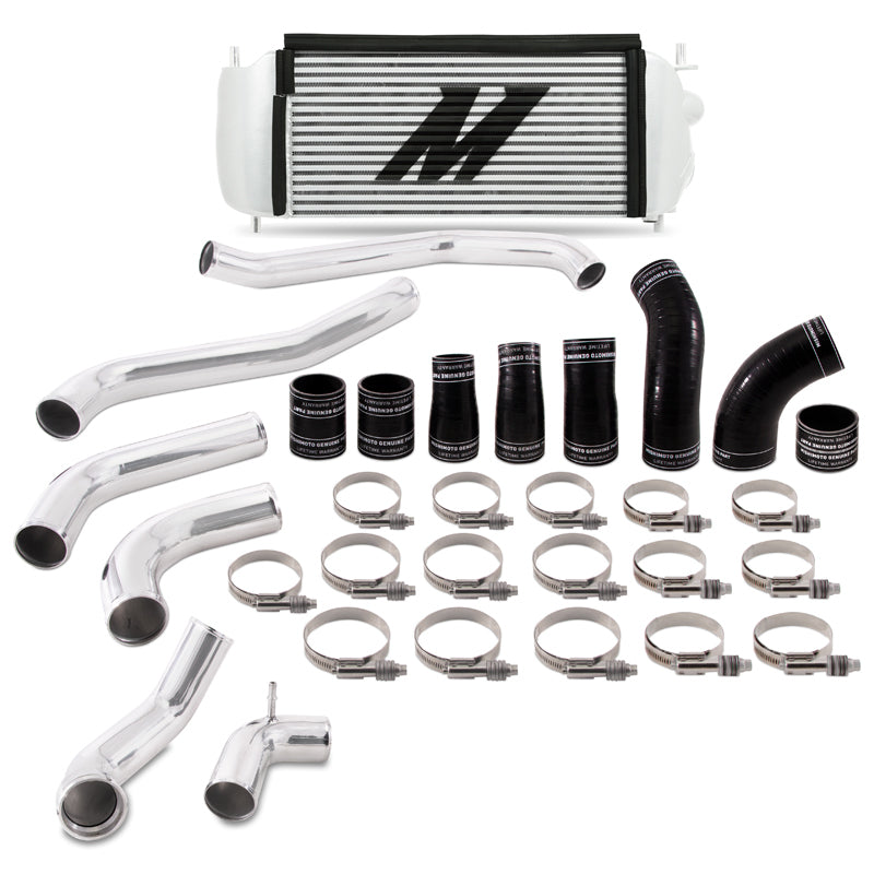 Mishimoto 2017+ Ford F150 3.5L EcoBoost Performance Intercooler Kit - Silver Cooler Polished Pipes - eliteracefab.com