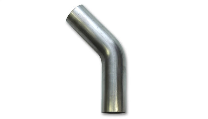 Vibrant 3.5in O.D. T304 SS 45 deg Mandrel Bend 6in x 6in leg lengths (5.5in Centerline Radius) - eliteracefab.com