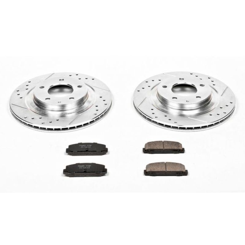 Power Stop 93-95 Mazda RX-7 Rear Z23 Evolution Sport Brake Kit - eliteracefab.com