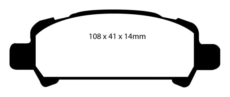 EBC BlueStuff Rear Brake Pads - DP51293NDX EBC