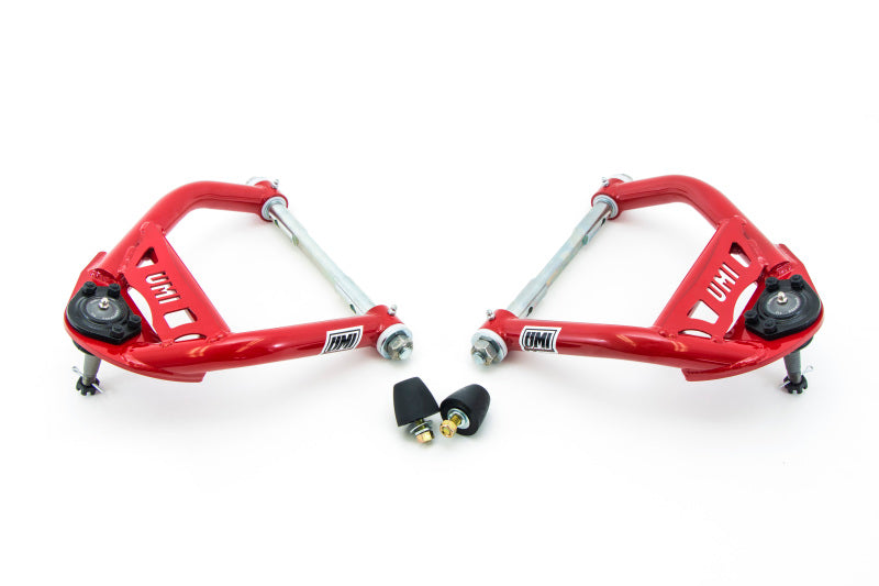 UMI Performance 64-72 A-Body Tubular Front Upper A-arms 1/2in Taller Ball Joints - eliteracefab.com