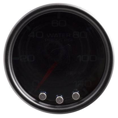 Autometer Spek-Pro Gauge Water Press 2 1/16in 120psi Stepper Motor W/Peak & Warn Blk/Smoke/Blk P34552
