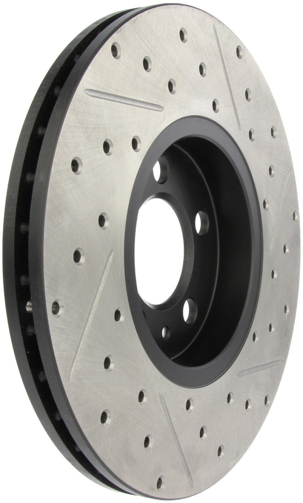 StopTech Slotted & Drilled Sport Brake Rotor - eliteracefab.com