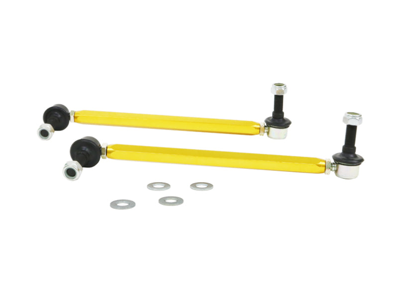 Whiteline 18-19 Kia Stinger Front Sway Bar Link Assembly Heavy Duty Adjustable Steel Ball - eliteracefab.com