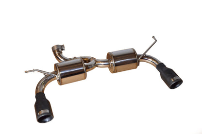 Injen 07-17 Jeep Wrangler JK 3.6L/3.8L 63mm Polished Axle-back Exhaust w/ 4in Black Tips - eliteracefab.com