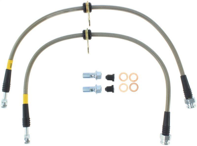 STOPTECH 07-13 ACURA MDX FRONT SS BRAKE LINES, 950.40015 - eliteracefab.com