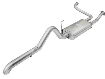 aFe MACHForce XP Exhaust Cat-Back 2.5/3in SS-409 w/ Hi-Tuck Tip 05-15 Nissan Xterra V6 4.0L - eliteracefab.com