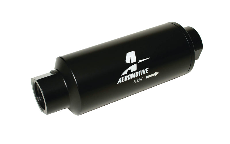 Aeromotive 12309 100-Micron SS Marine Inline Fuel Filter, -12 AN - eliteracefab.com